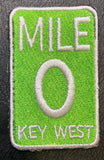 Mile Marker 0 Iron On Patch (3"x1 3/4")