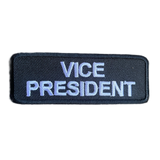 'Vice President' Iron-On Patch