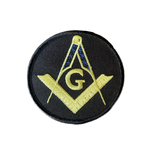 Freemason-Compass-Geometry-Round-Iron-On-Patch
