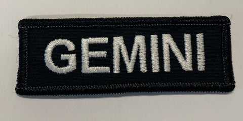 Gemini Zodiac Iron-On Patch