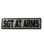 'SGT At Arms' Iron-On Patch