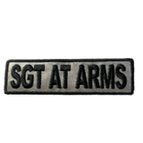 'SGT At Arms' Iron-On Patch