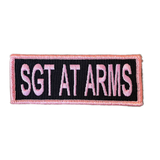 'SGT At Arms' Iron-On Patch