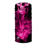 Pink Crow Skull Face Shield