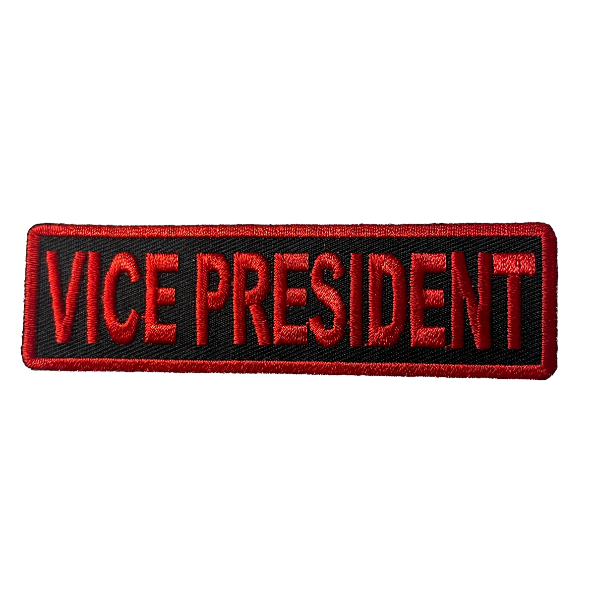 'Vice President' Iron-On Patch | Motorcycle Patches – RavnanProducts