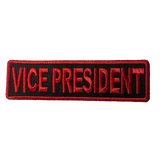 'Vice President' Iron-On Patch