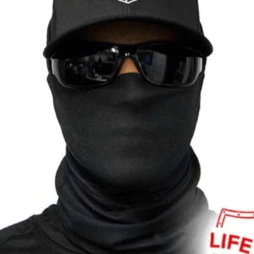 Tactical Black Face Shield